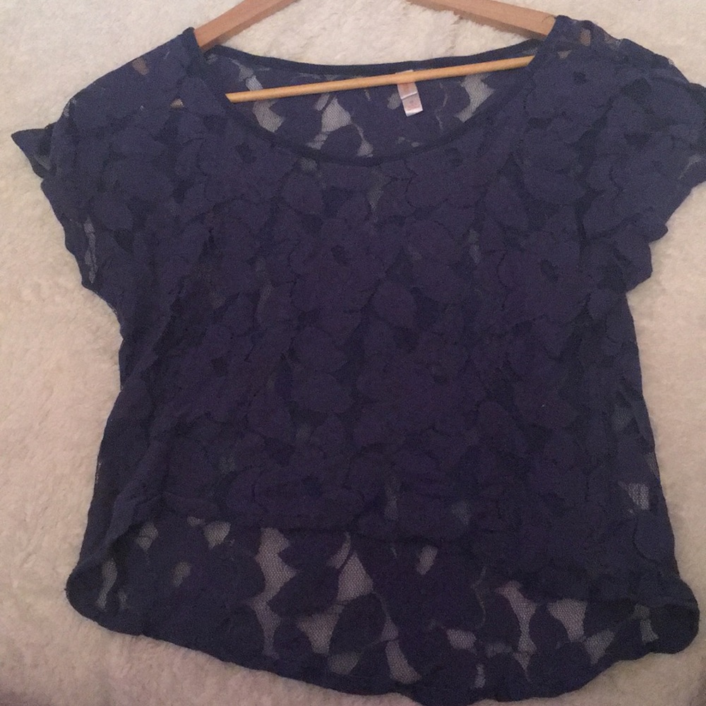 Lace crop top